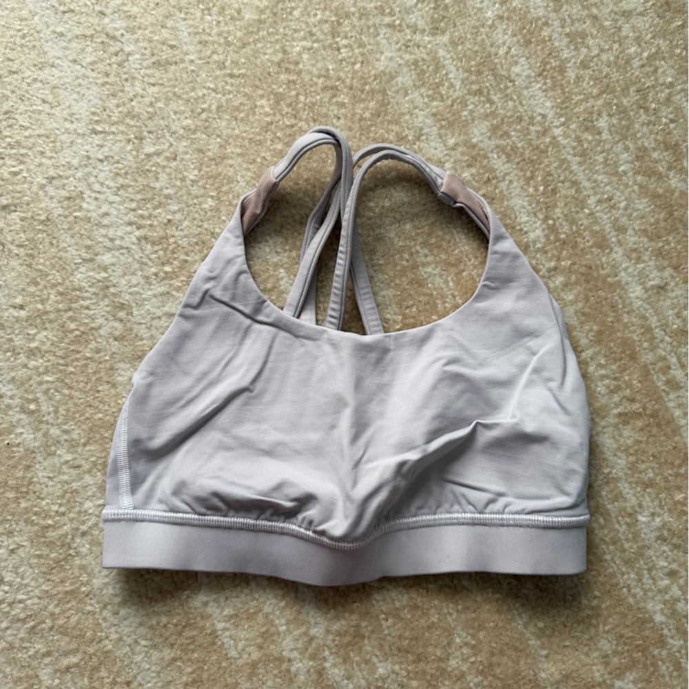 Lululemon Athletica Light Gray Sports Bra